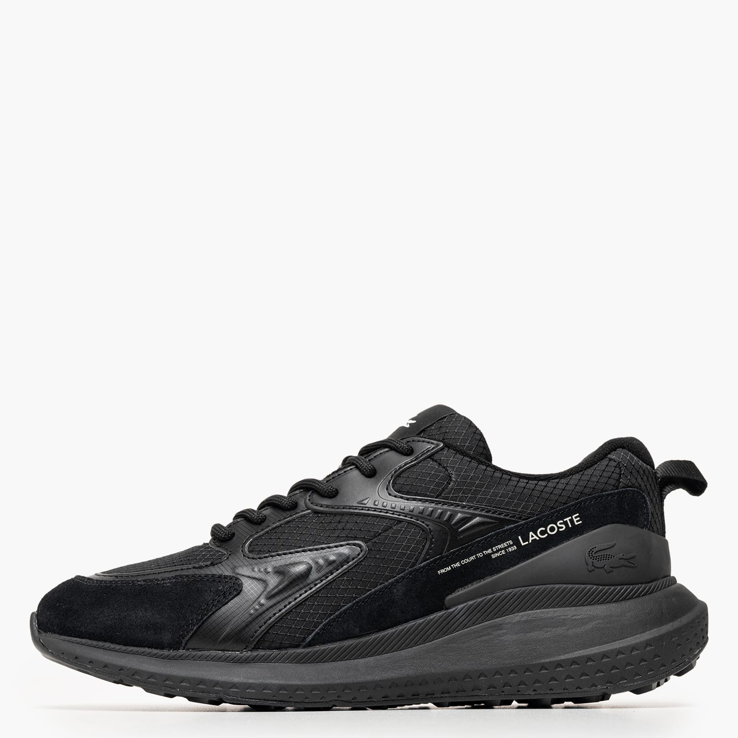 Lacoste L003.Evo.B Ανδρικό Παπούτσι Casual Lacoste L003.Evo.B-Black