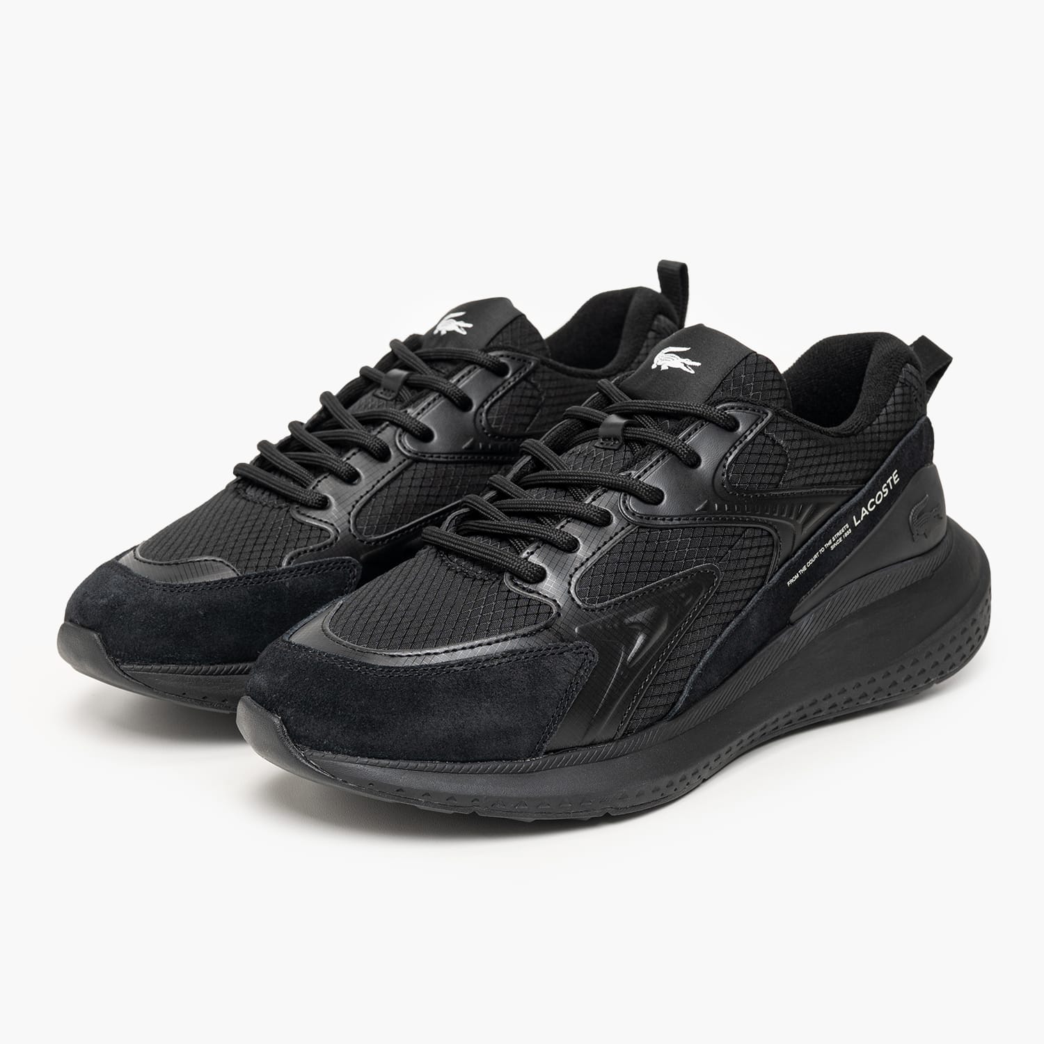 Lacoste L003.Evo.B Ανδρικό Παπούτσι Casual Lacoste L003.Evo.B-Black