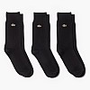 Lacoste RA8142.3Pack Ανδρική Κάλτσα Lacoste RA8142.3Pack-Black