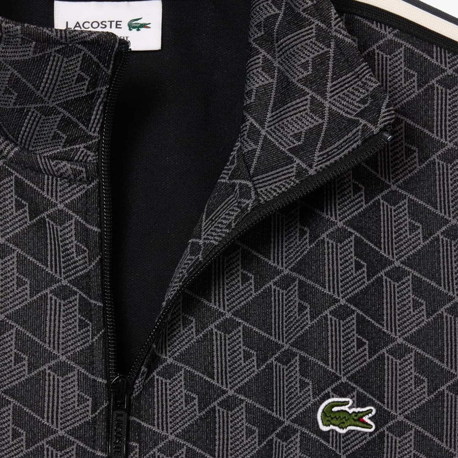 Lacoste SH1368 Ανδρική Ζακέτα Lacoste SH1368-Black