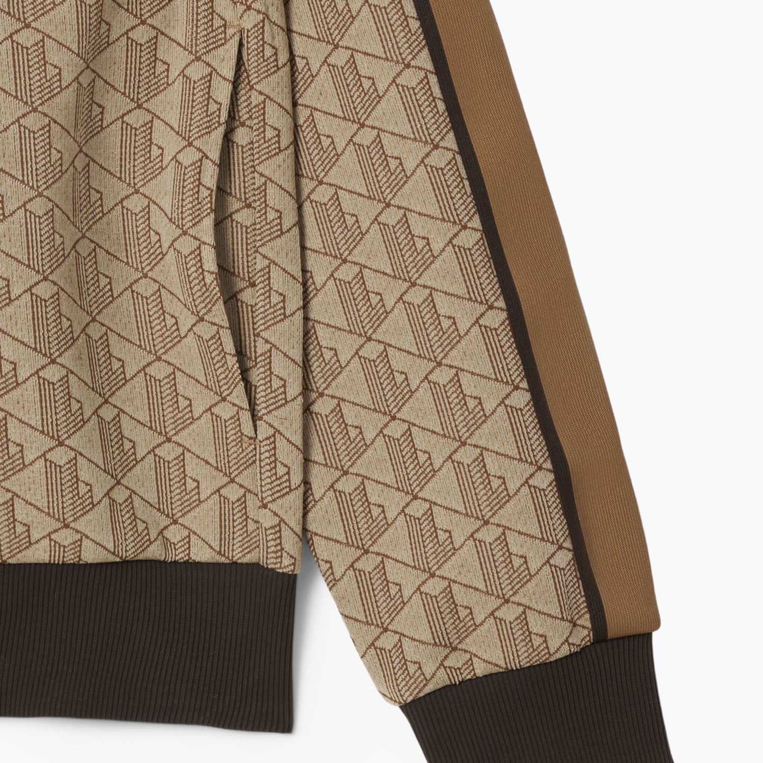 Lacoste SH1368 Ανδρική Ζακέτα Lacoste SH1368-Brown