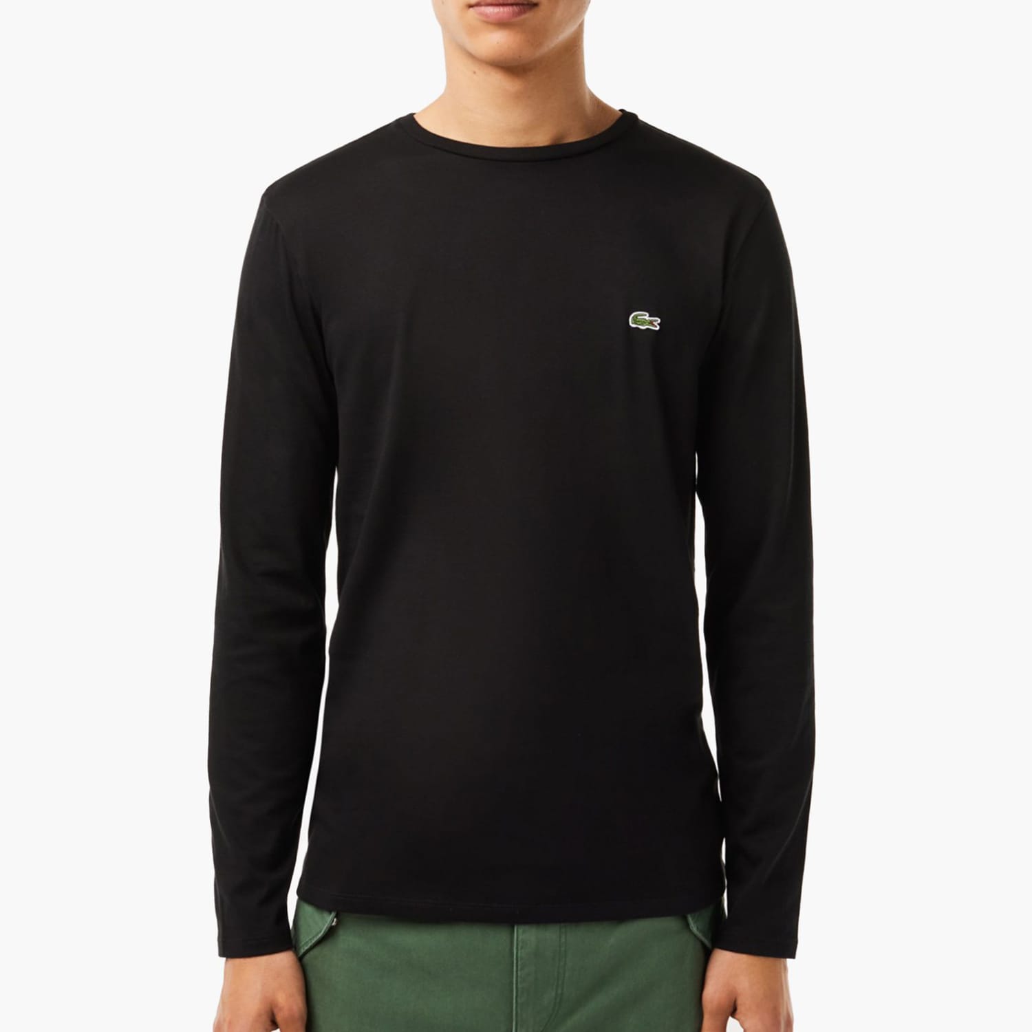 Lacoste TH6712 Ανδρικά Μπλούζες Lacoste TH6712-Black