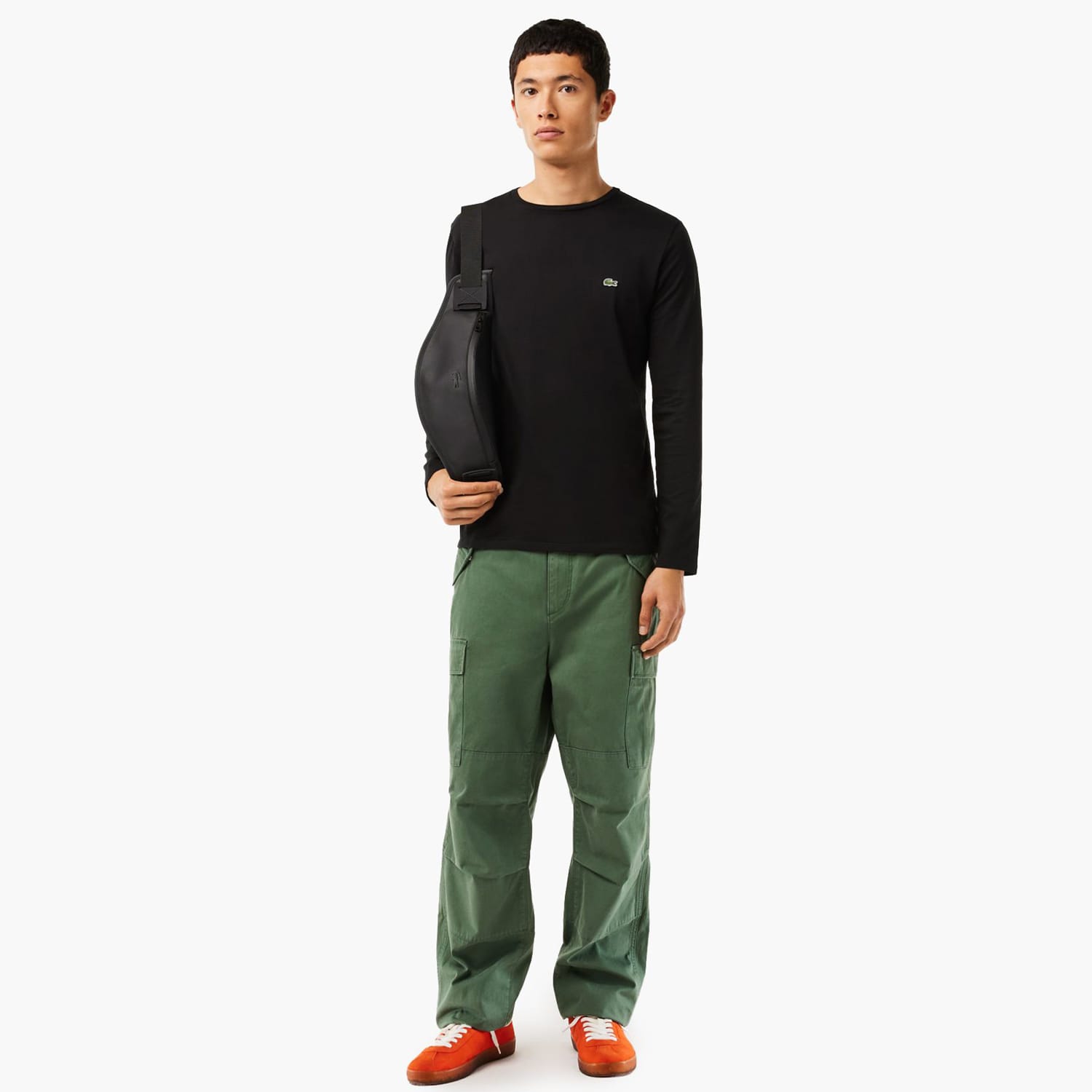 Lacoste TH6712 Ανδρικά Μπλούζες Lacoste TH6712-Black