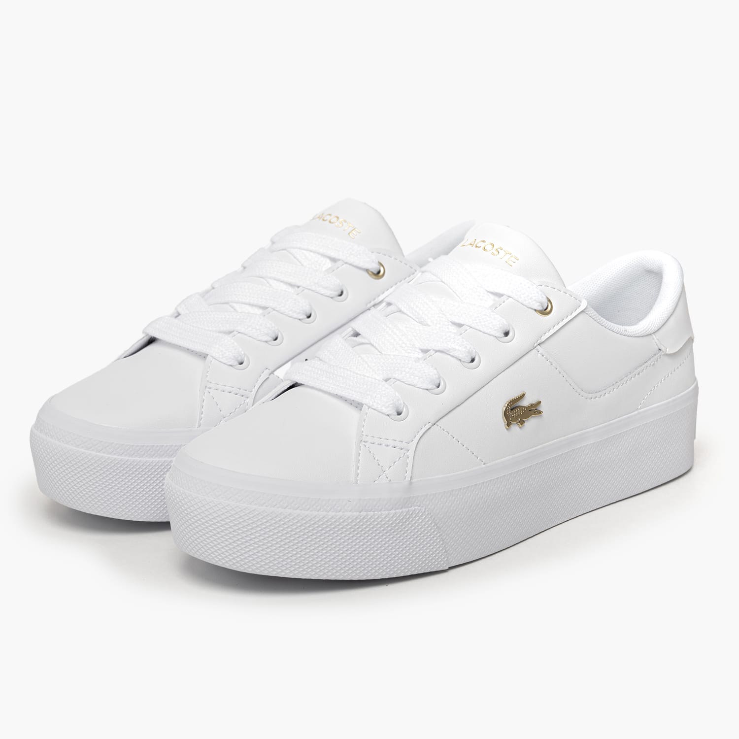 Lacoste Ziane.Platfo Γυναικείο Παπούτσι Casual Lacoste Ziane.Platfo-White
