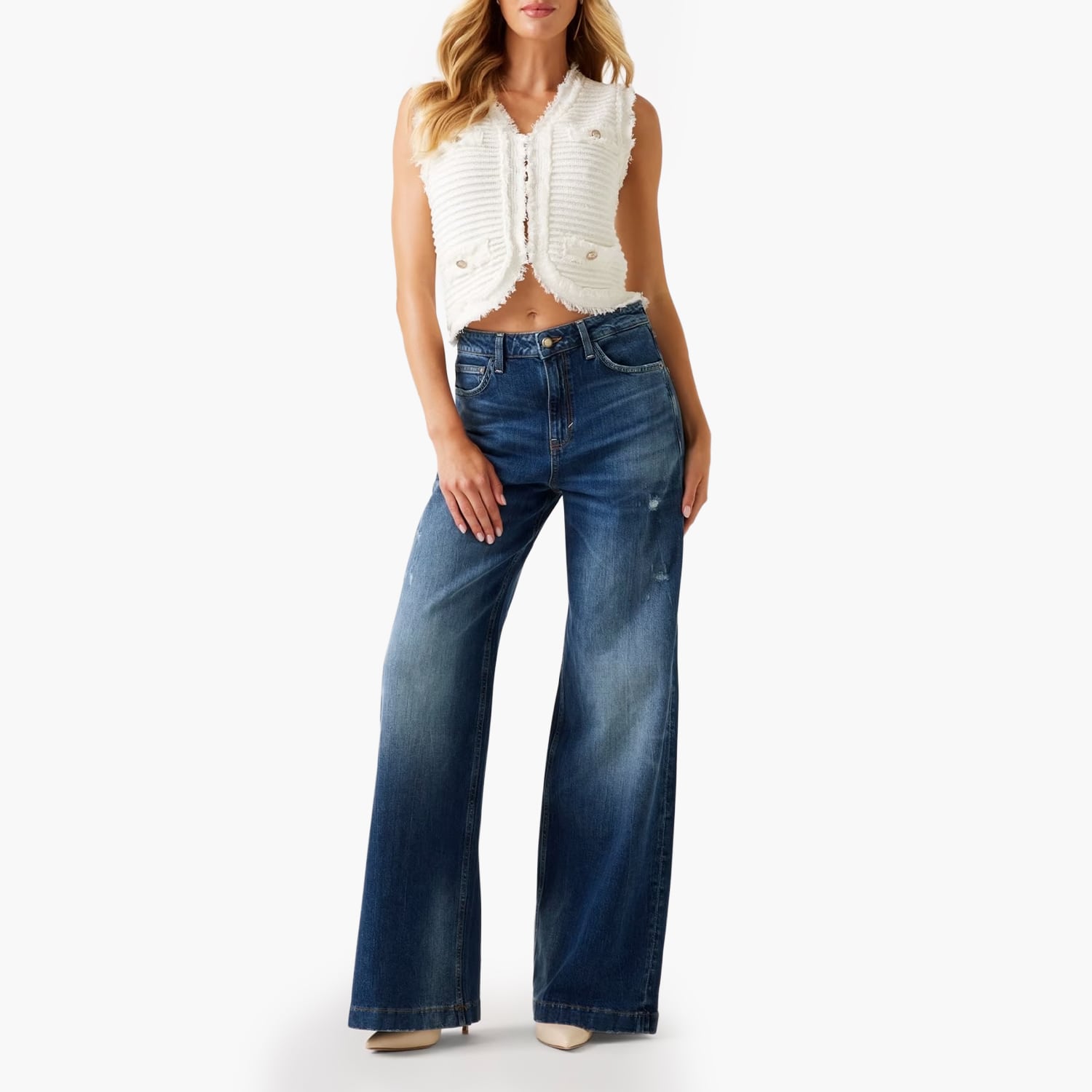 Guess Bellagio Γυνακεία Τζιν Guess Bellagio-DarkBlue