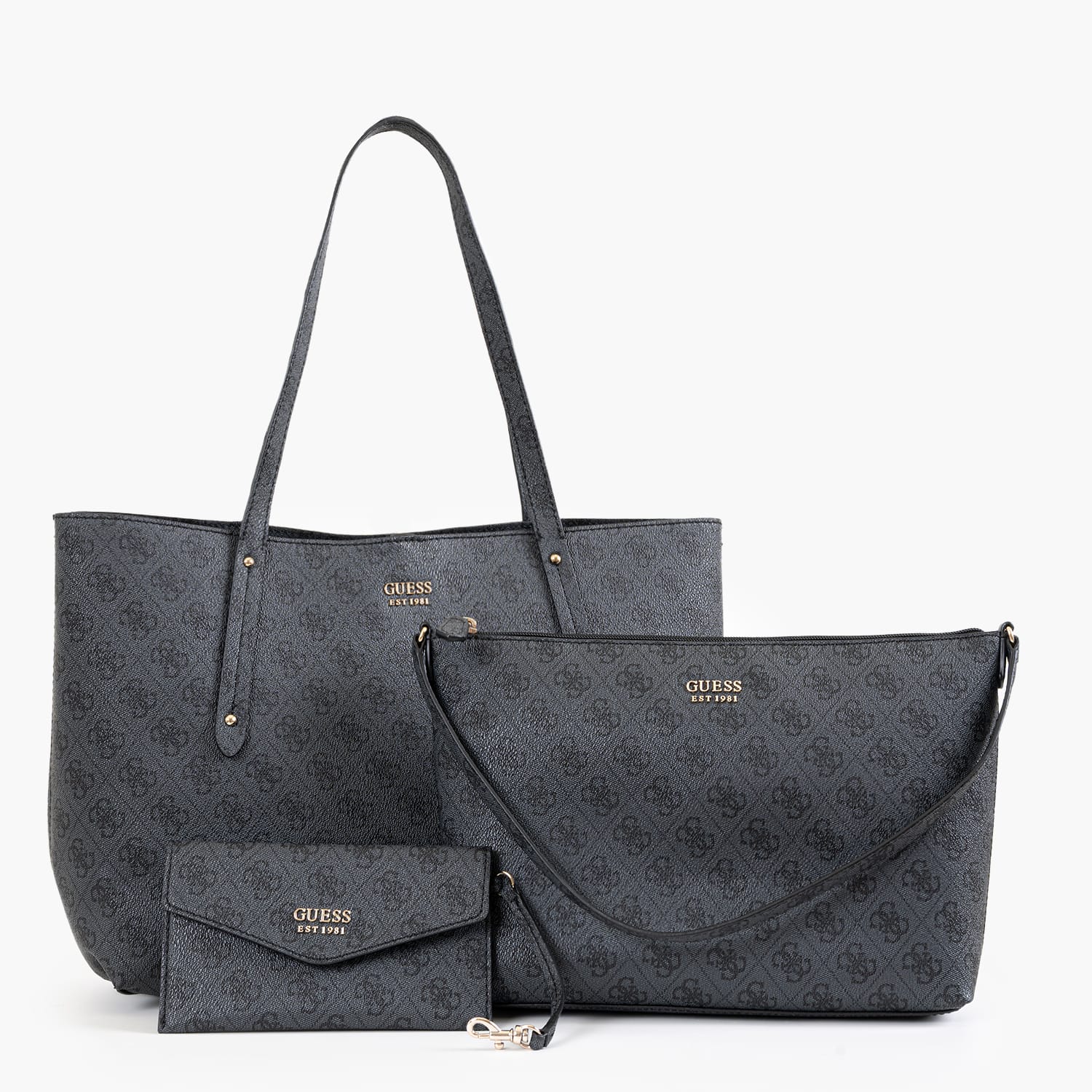 Guess Brenton.Lt Γυναικεία Τσάντα Guess Brenton.Lt-Grey