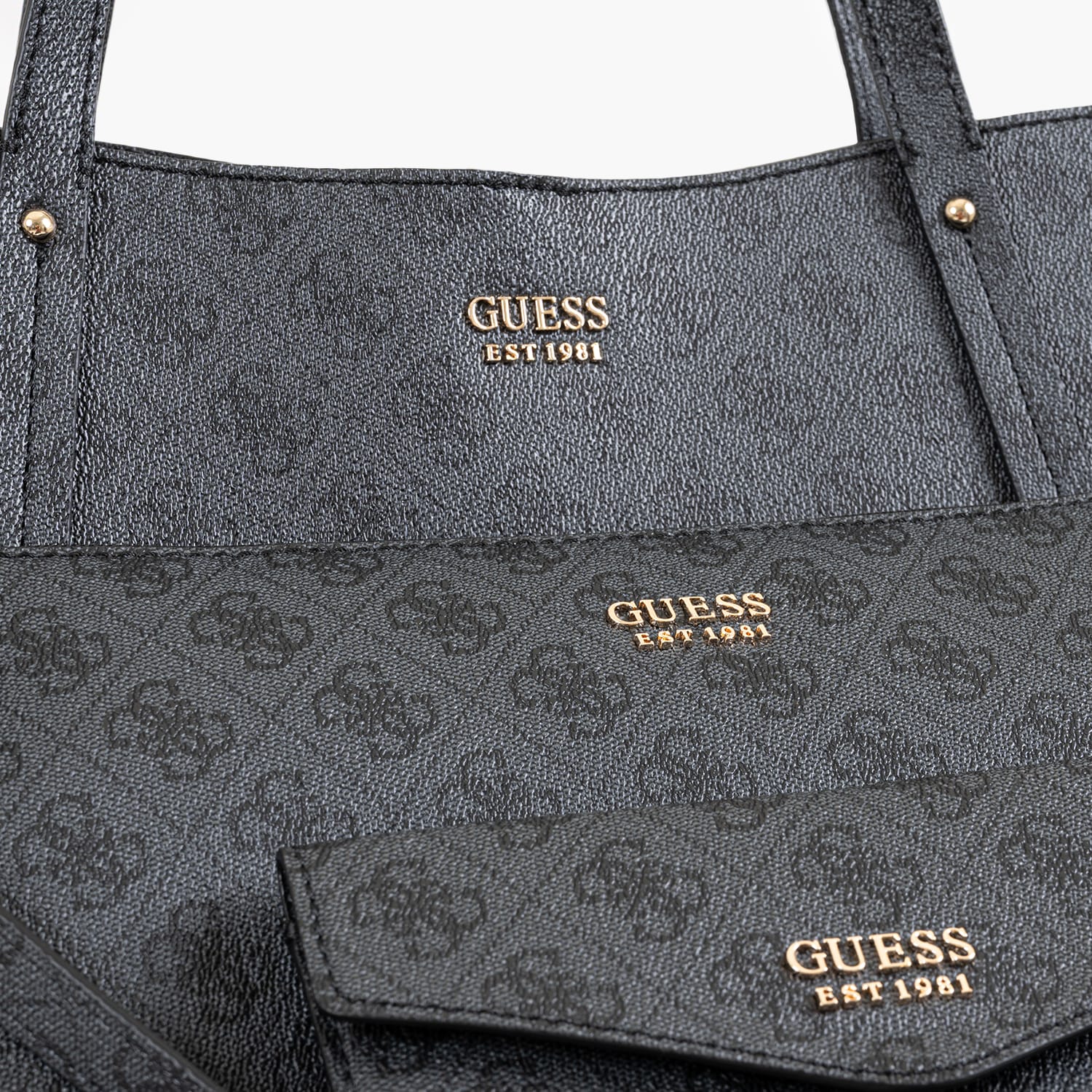 Guess Brenton.Lt Γυναικεία Τσάντα Guess Brenton.Lt-Grey