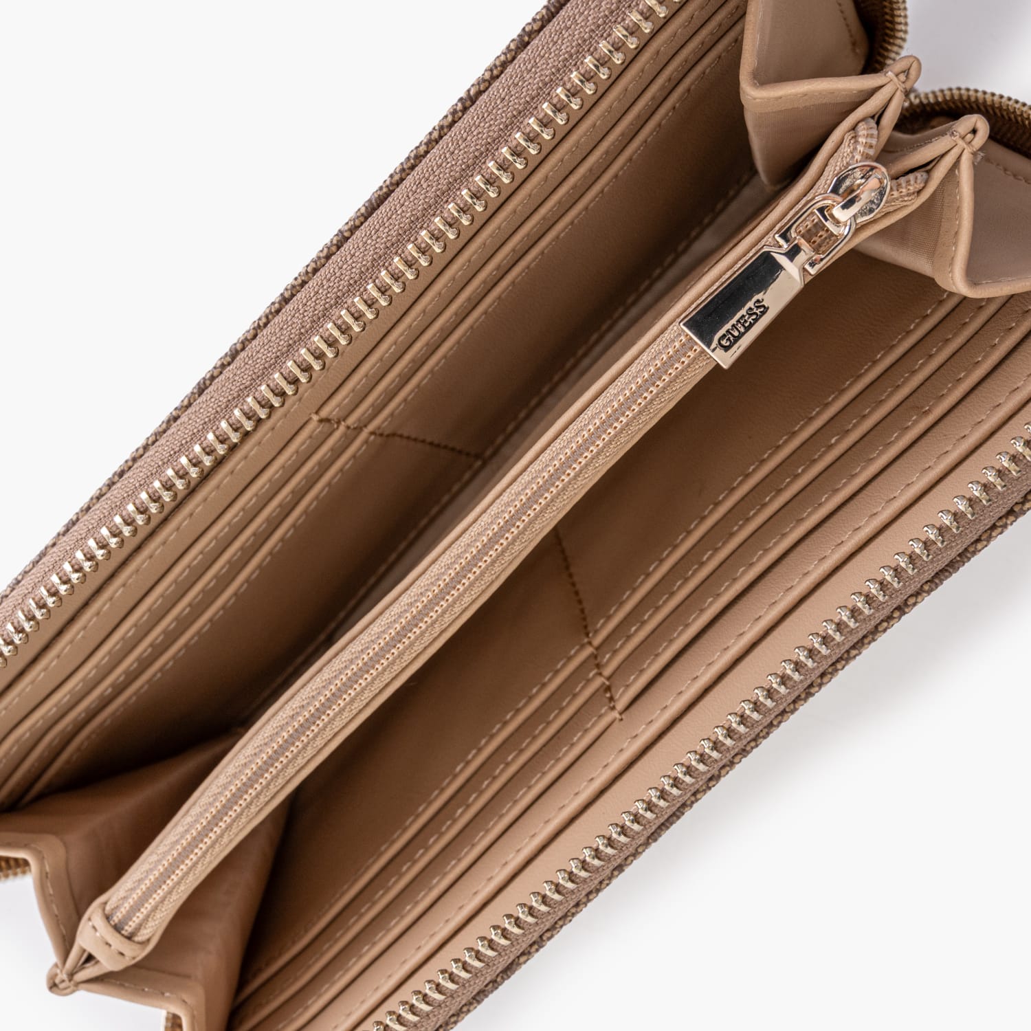 Guess Brenton.L Γυνακεία Πορτοφόλια Guess Brenton.L-Beige