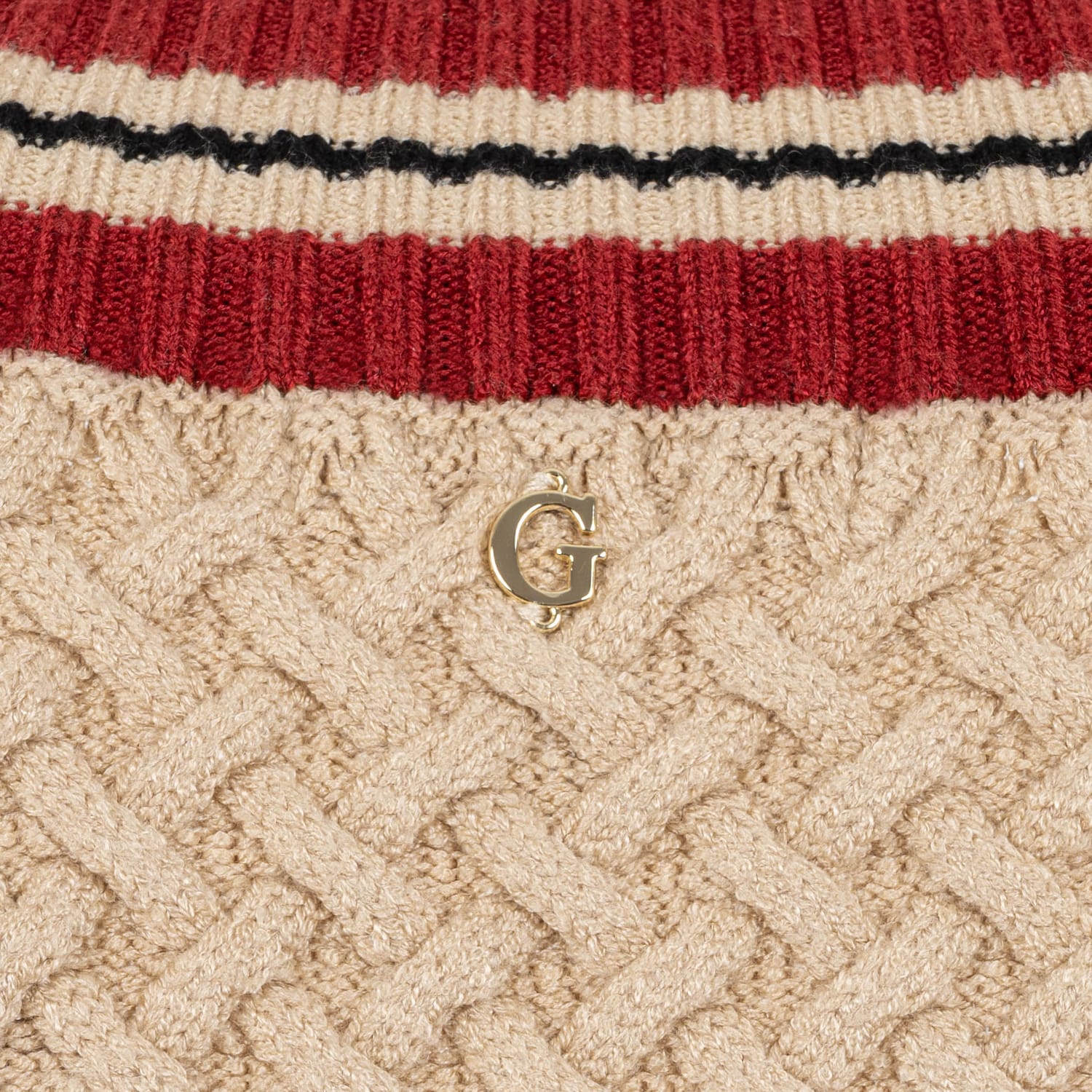 Guess Cable.Striped Γυνακεία Μπλούζα - Τοπ