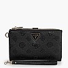 Guess Cresidia2.Dbl Γυνακεία Πορτοφόλια Guess Cresidia2.Dbl-Black