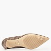 Guess Dabbey2 Γυναικεία Γόβα & Peeptoe Ψηλή Guess Dabbey2-Beige