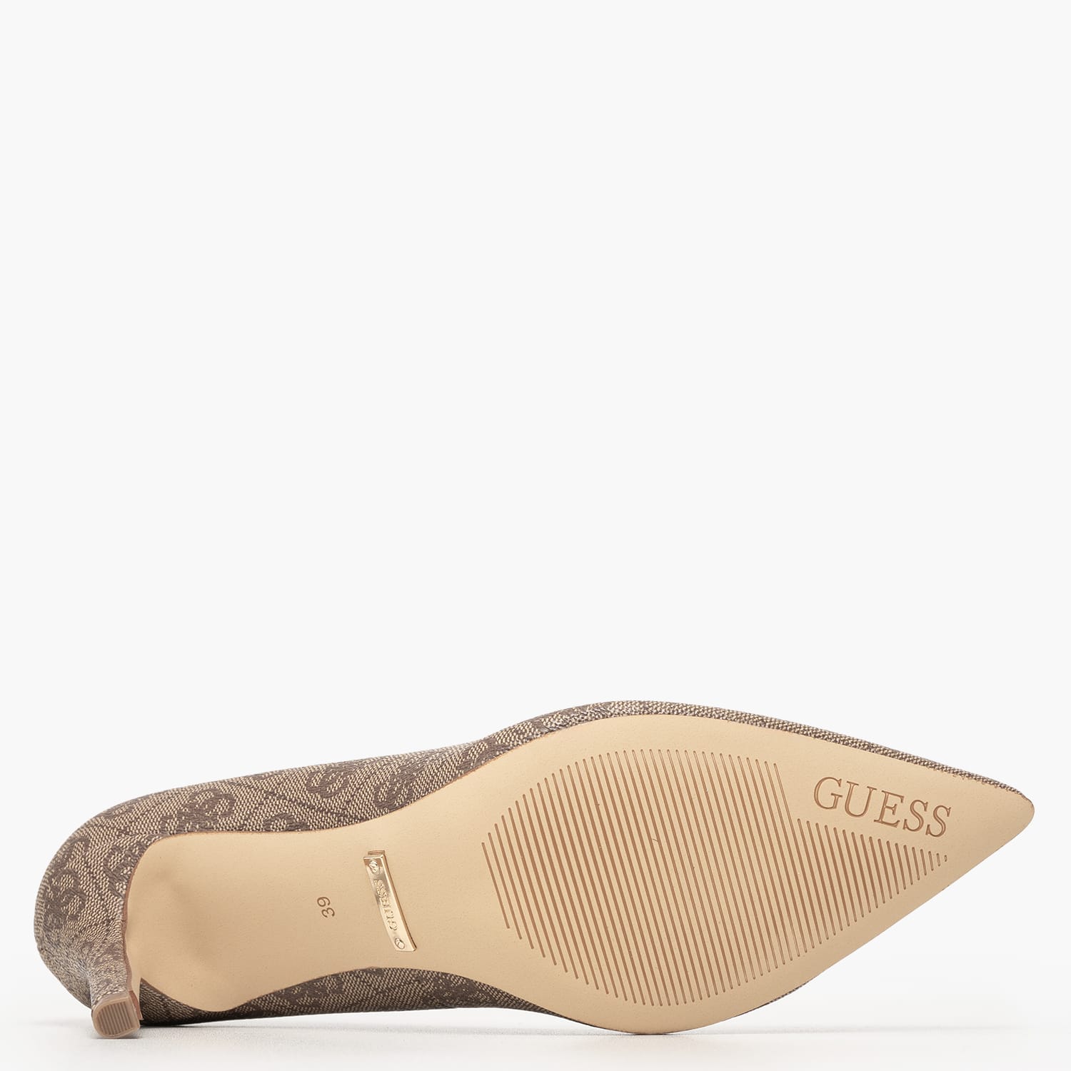 Guess Dabbey2 Γυναικεία Γόβα & Peeptoe Ψηλή Guess Dabbey2-Beige