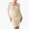 Guess Daphne.Dress-Beige