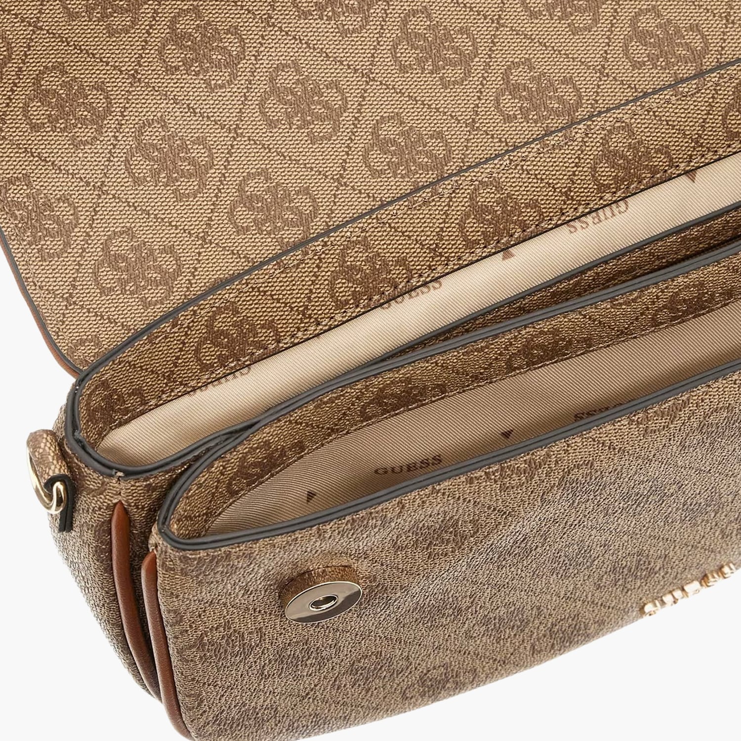 Guess Dea.Sh Γυναικεία Τσάντα Guess Dea.Sh-Beige
