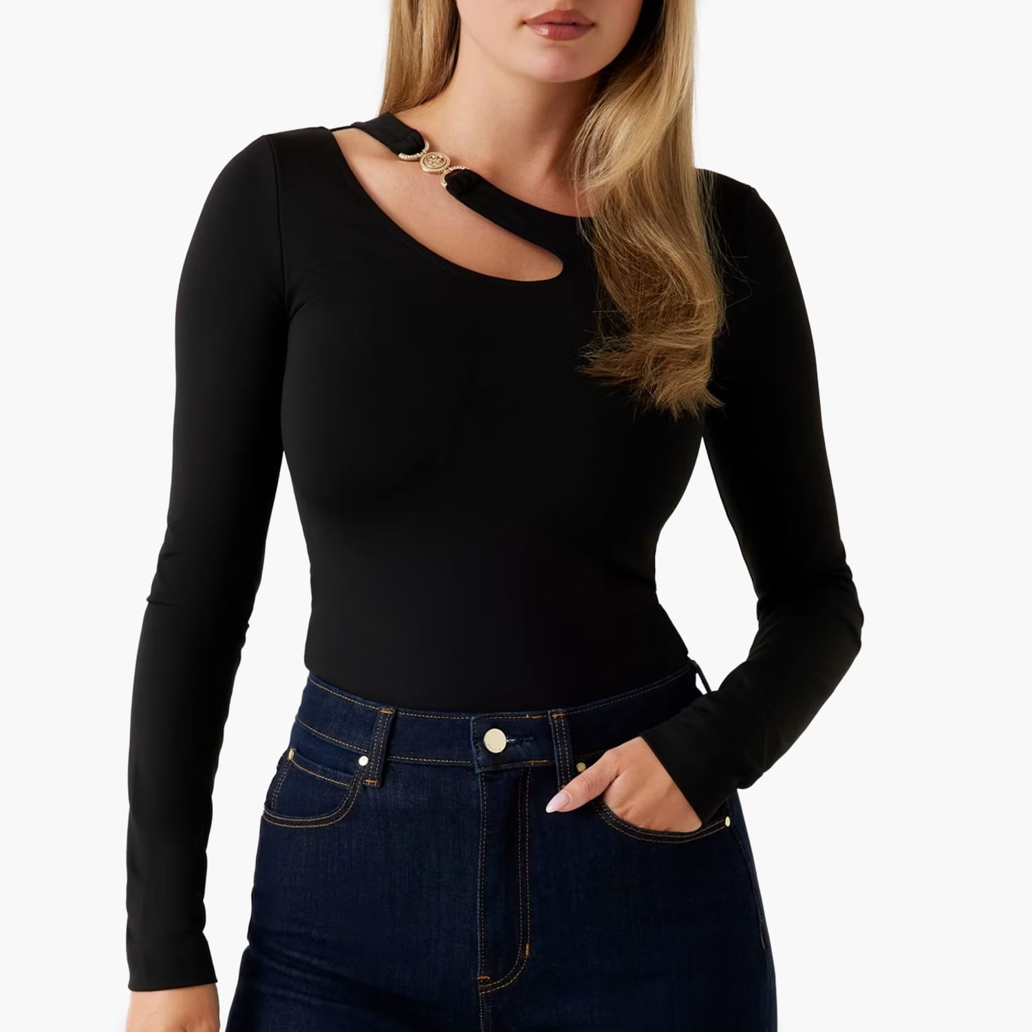 Guess Eleanor.Buckle Γυνακεία Μπλούζα - Τοπ