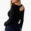 Guess Eleanor.Buckle Γυνακεία Μπλούζα - Τοπ Guess Eleanor.Buckle-Black