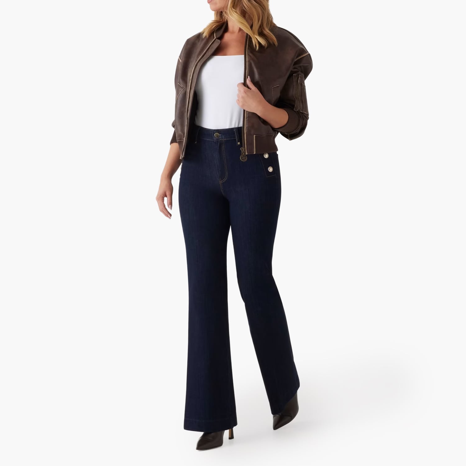 Guess Faye.Pant Γυνακεία Παντελόνια Guess Faye.Pant-DarkBlue