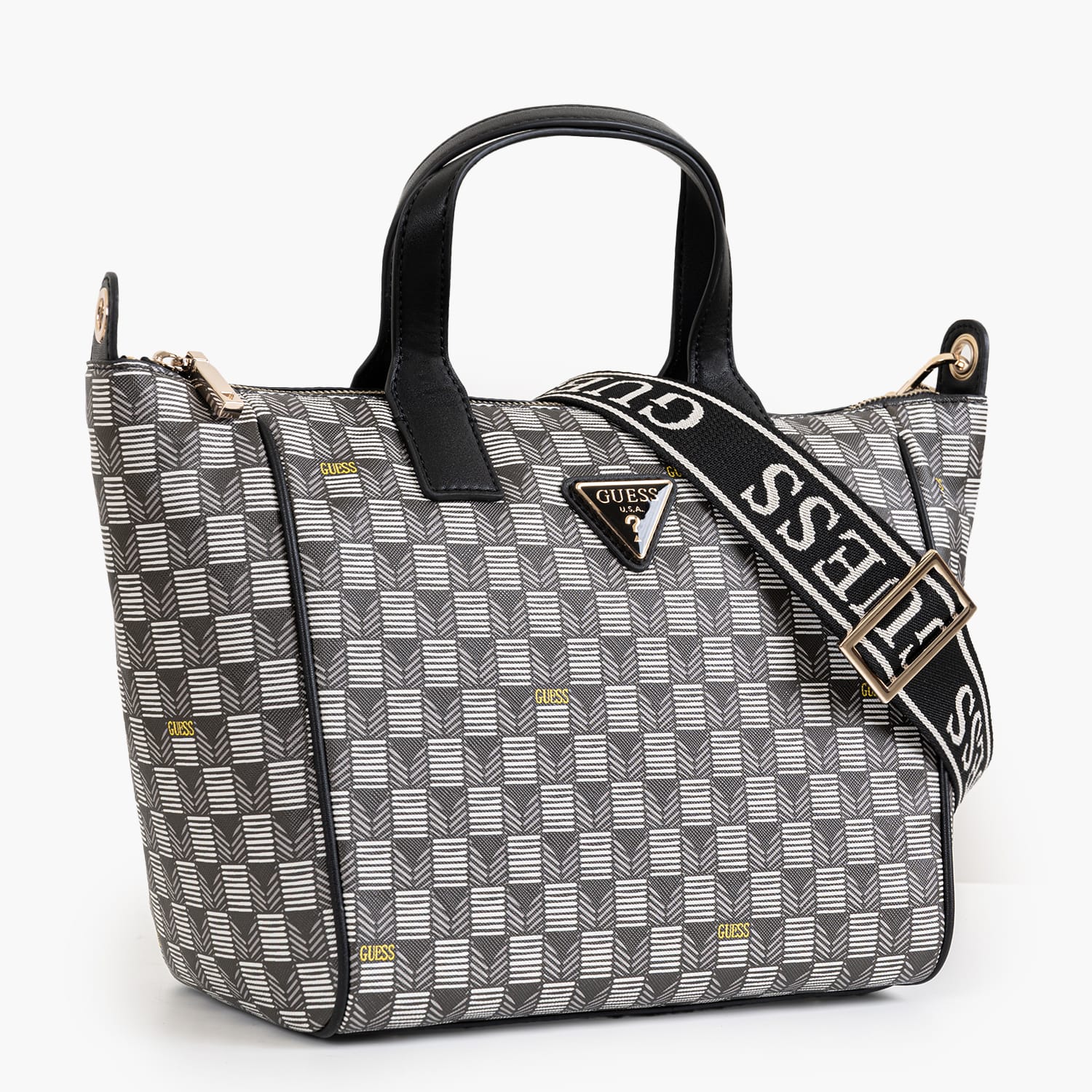 Guess Follie.Sml Γυναικεία Τσάντα Guess Follie.Sml-Grey