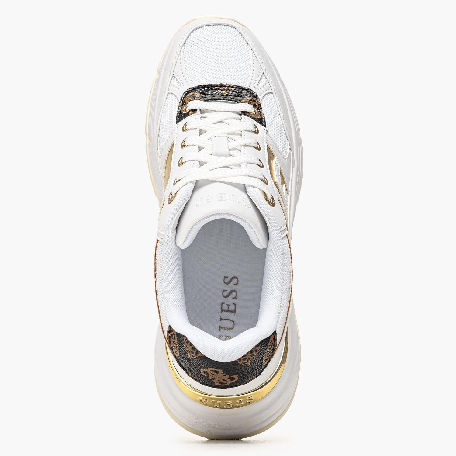 Guess Fonzi Γυναικείο Παπούτσι Casual Guess Fonzi-White