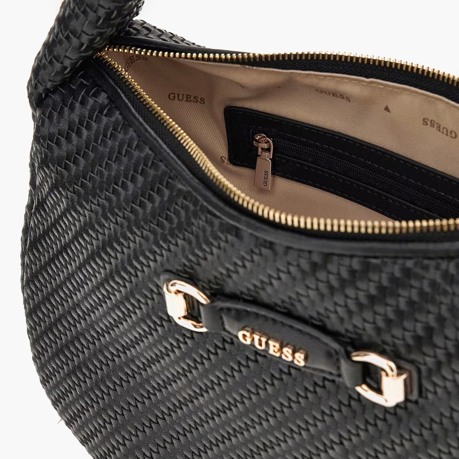 Guess Francy.Hobo Γυναικεία Τσάντα Guess Francy.Hobo-Black