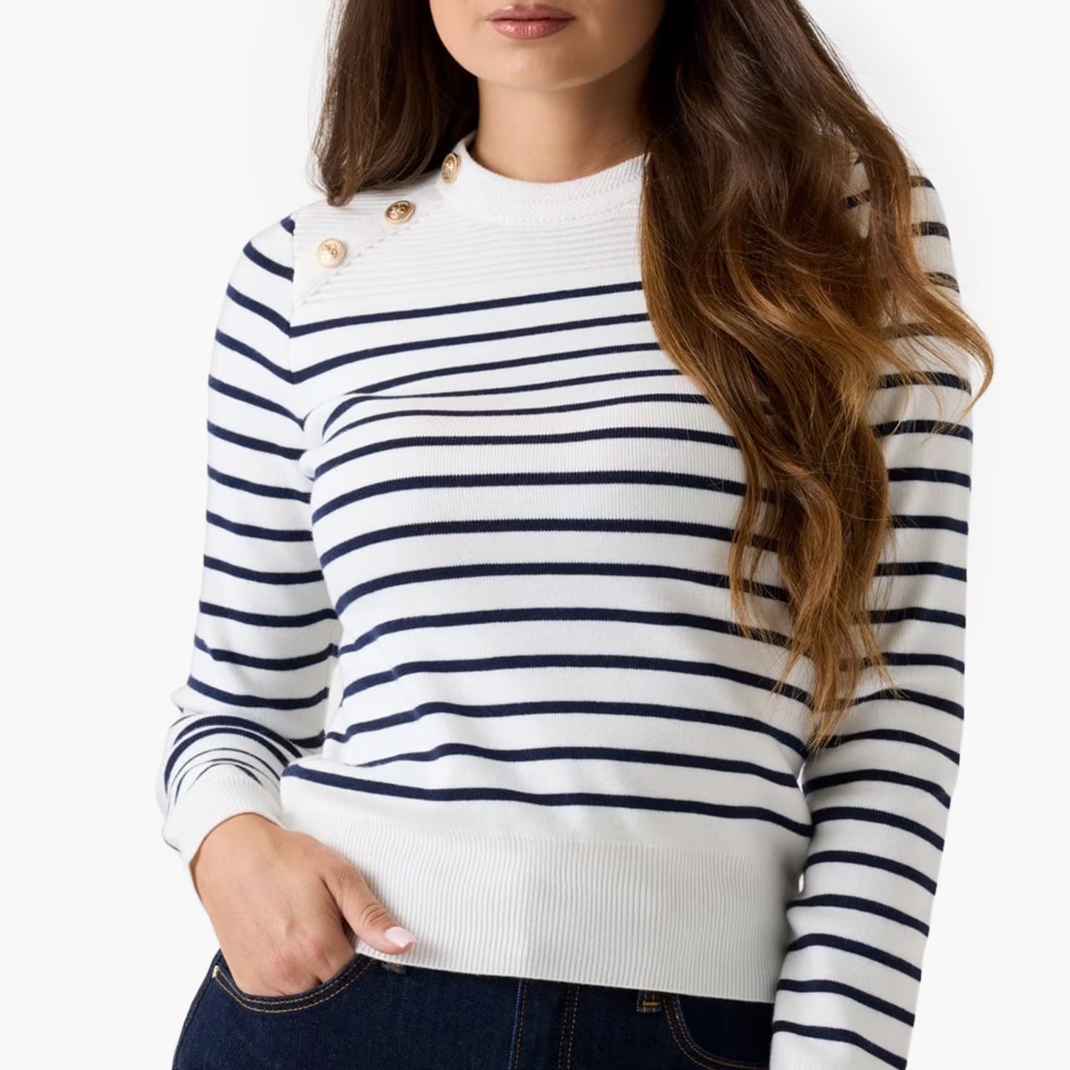 Guess Helen.Swtr Γυνακεία Μπλούζα - Τοπ