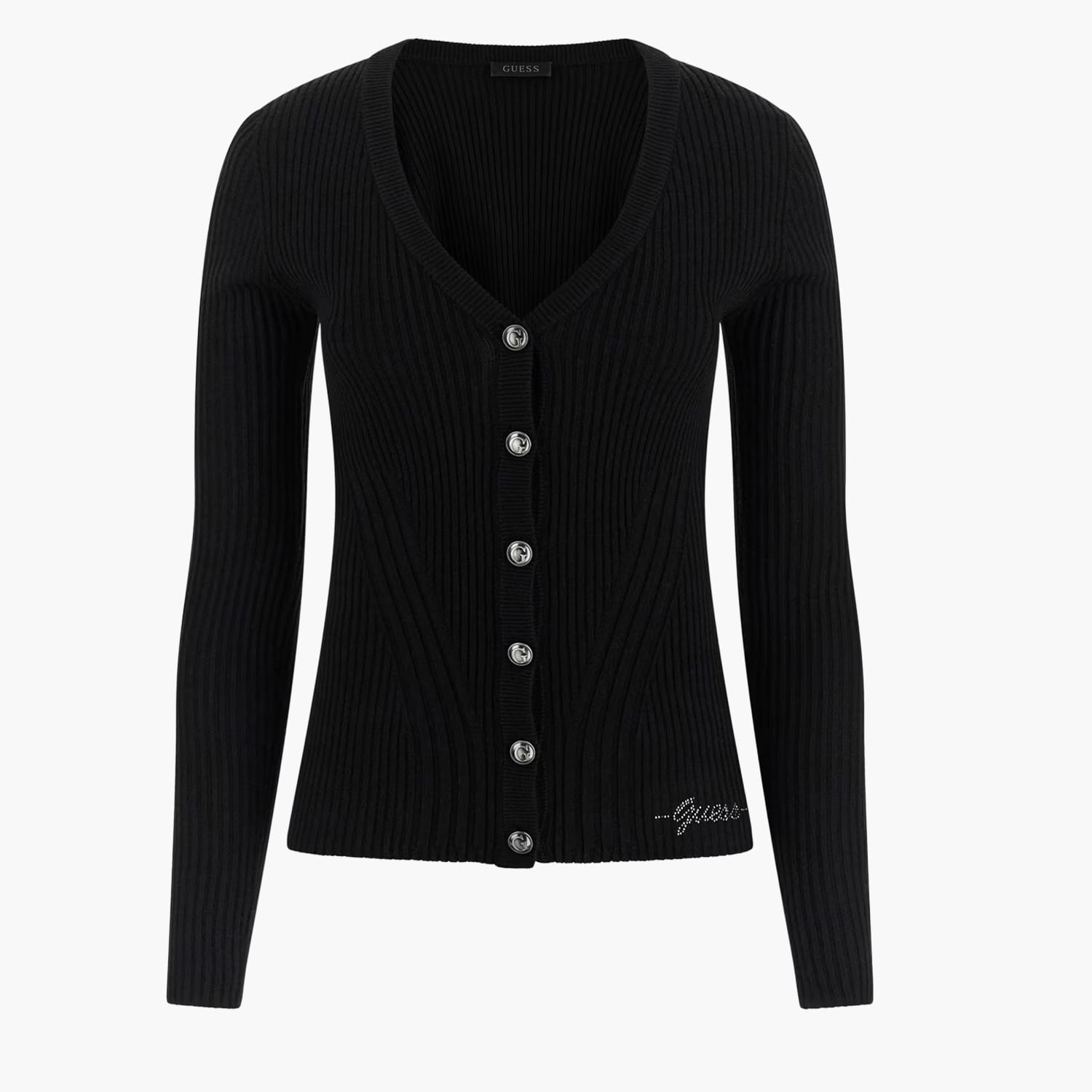 Guess Julia.Sameless Γυνακεία Πλεκτά - Ζακέτες Guess Julia.Sameless-Black