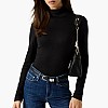 Guess Julia.Turtle Γυνακεία Μπλούζα - Τοπ Guess Julia.Turtle-Black