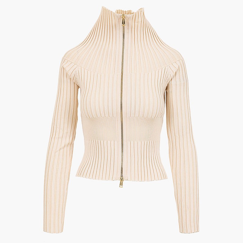 Guess Kathryn.Zipped Γυνακεία Πλεκτά - Ζακέτες