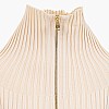 Guess Kathryn.Zipped Γυνακεία Πλεκτά - Ζακέτες Guess Kathryn.Zipped-Beige