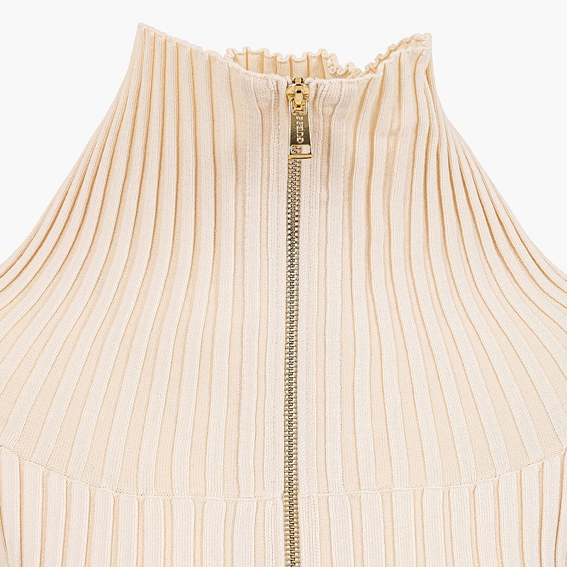 Guess Kathryn.Zipped Γυνακεία Πλεκτά - Ζακέτες