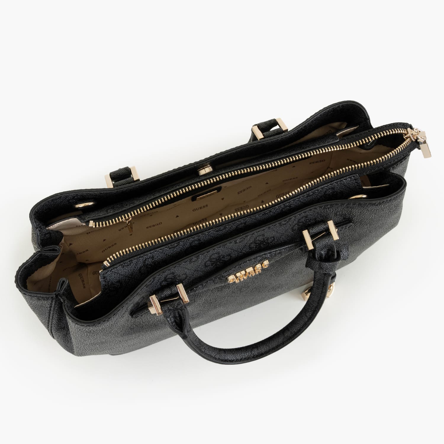 Guess Katya.Satchel Γυναικεία Τσάντα Guess Katya.Satchel-Grey
