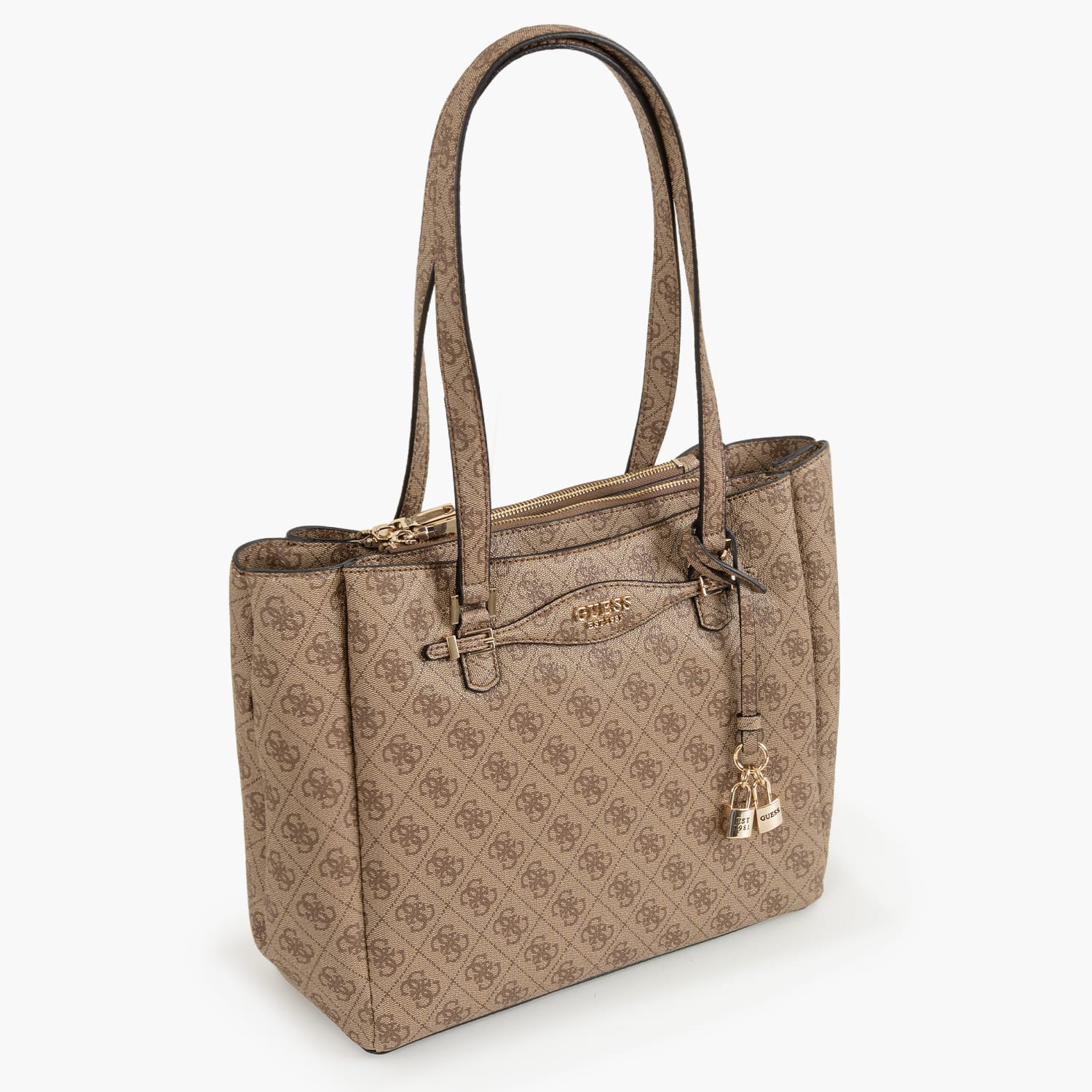 Guess Katya Γυναικεία Τσάντα Guess Katya-Beige