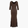 Guess Lena.Long Γυνακεία Φορέματα - Ολόσωμες Φόρμες Guess Lena.Long-Brown
