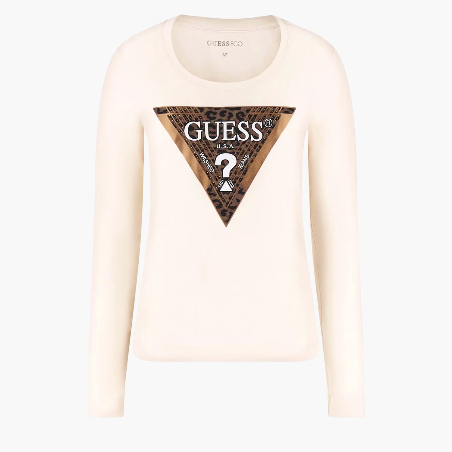 Guess Ls.Leo.Triangle Γυνακεία Μπλούζα - Τοπ