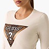 Guess Ls.Leo.Triangle Γυνακεία Μπλούζα - Τοπ Guess Ls.Leo.Triangle Γυνακεία Μπλούζα - Τοπ
