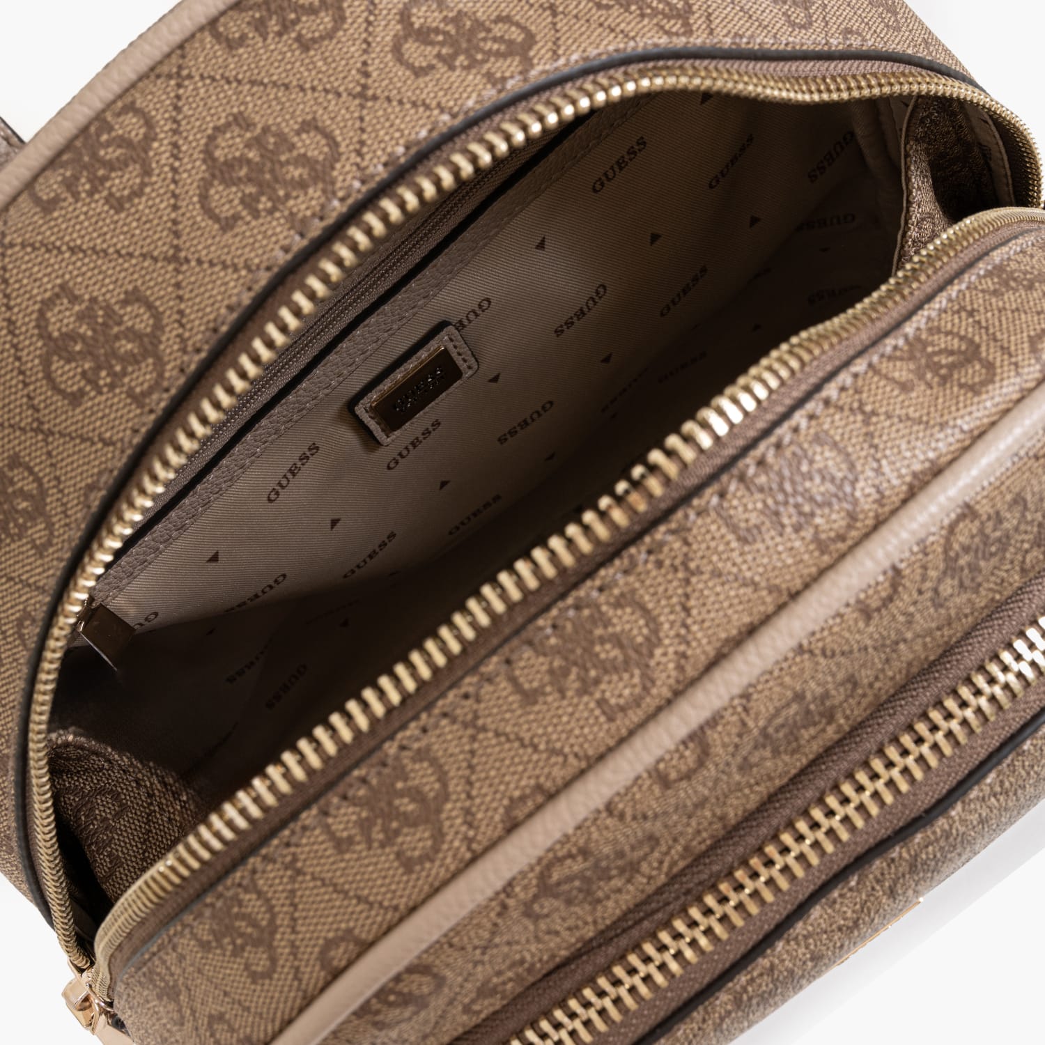 Guess Manhattan.II Γυναικεία Τσάντα Guess Manhattan.II-Beige