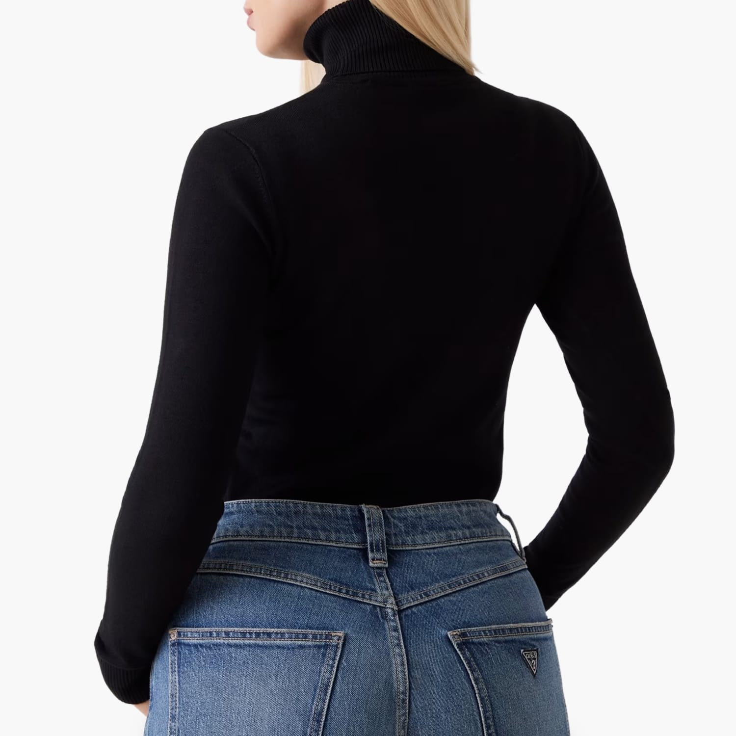 Guess Melanie.Triangle Γυνακεία Μπλούζα - Τοπ Guess Melanie.Triangle-Black