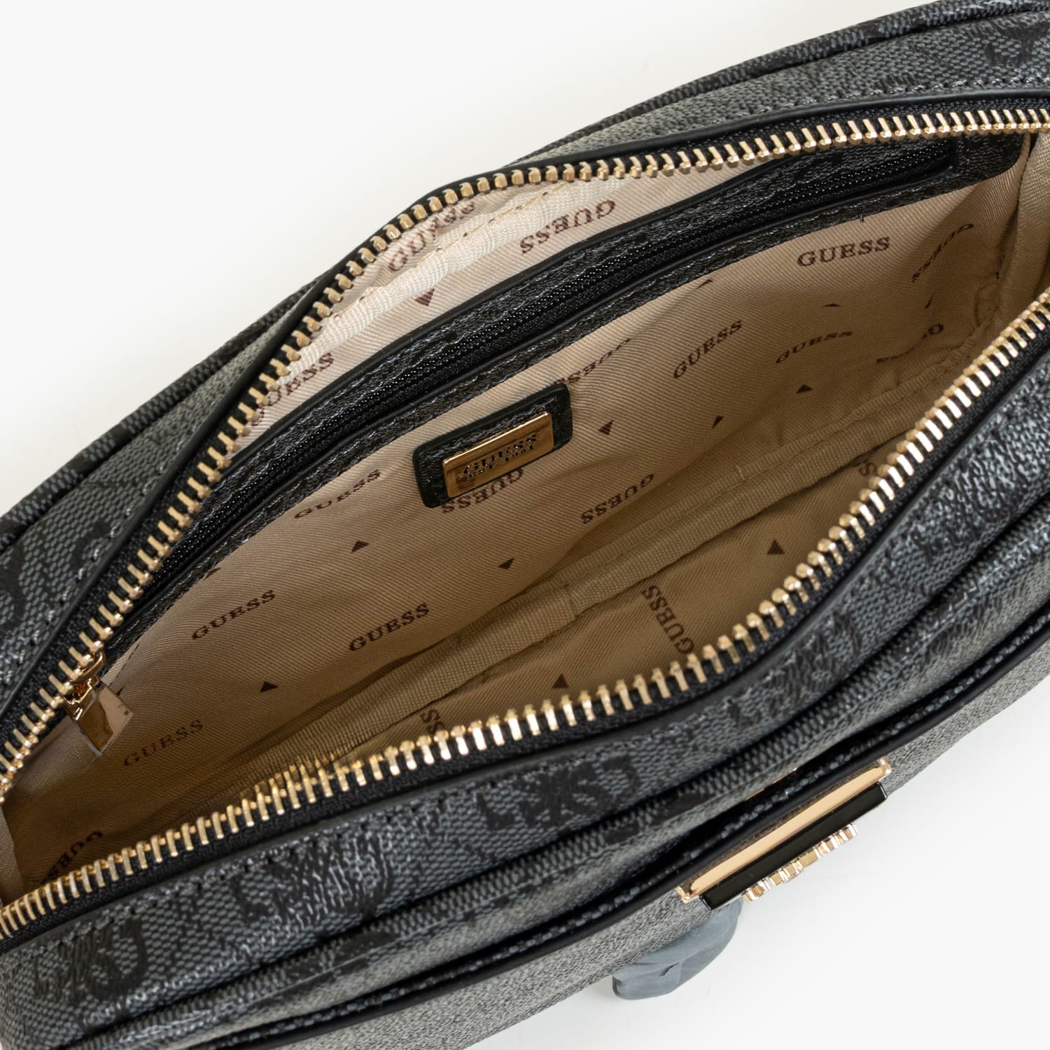 Guess Meridian.Ca Γυναικεία Τσάντα Guess Meridian.Ca-Grey