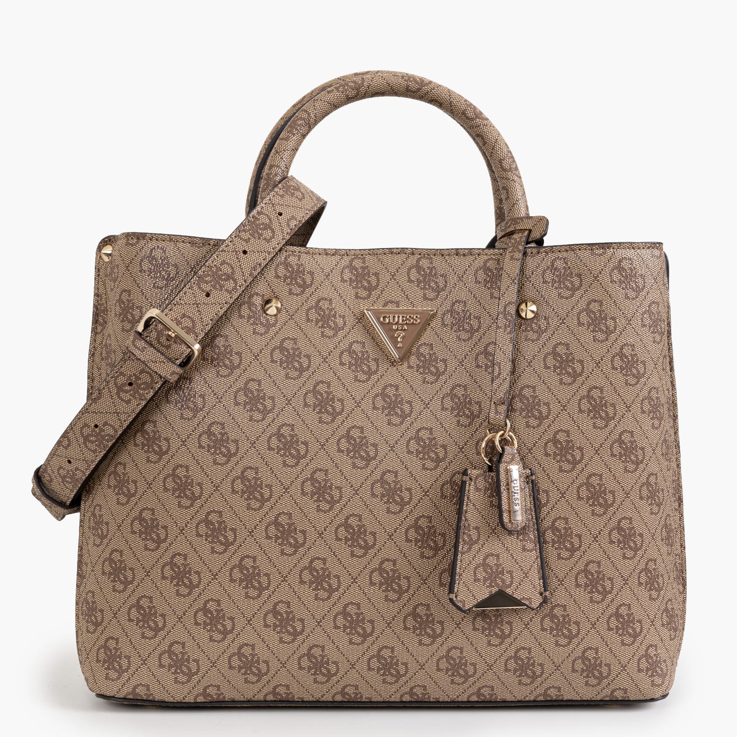 Guess Meridian2.Grl Γυναικεία Τσάντα Guess Meridian2.Grl-Beige
