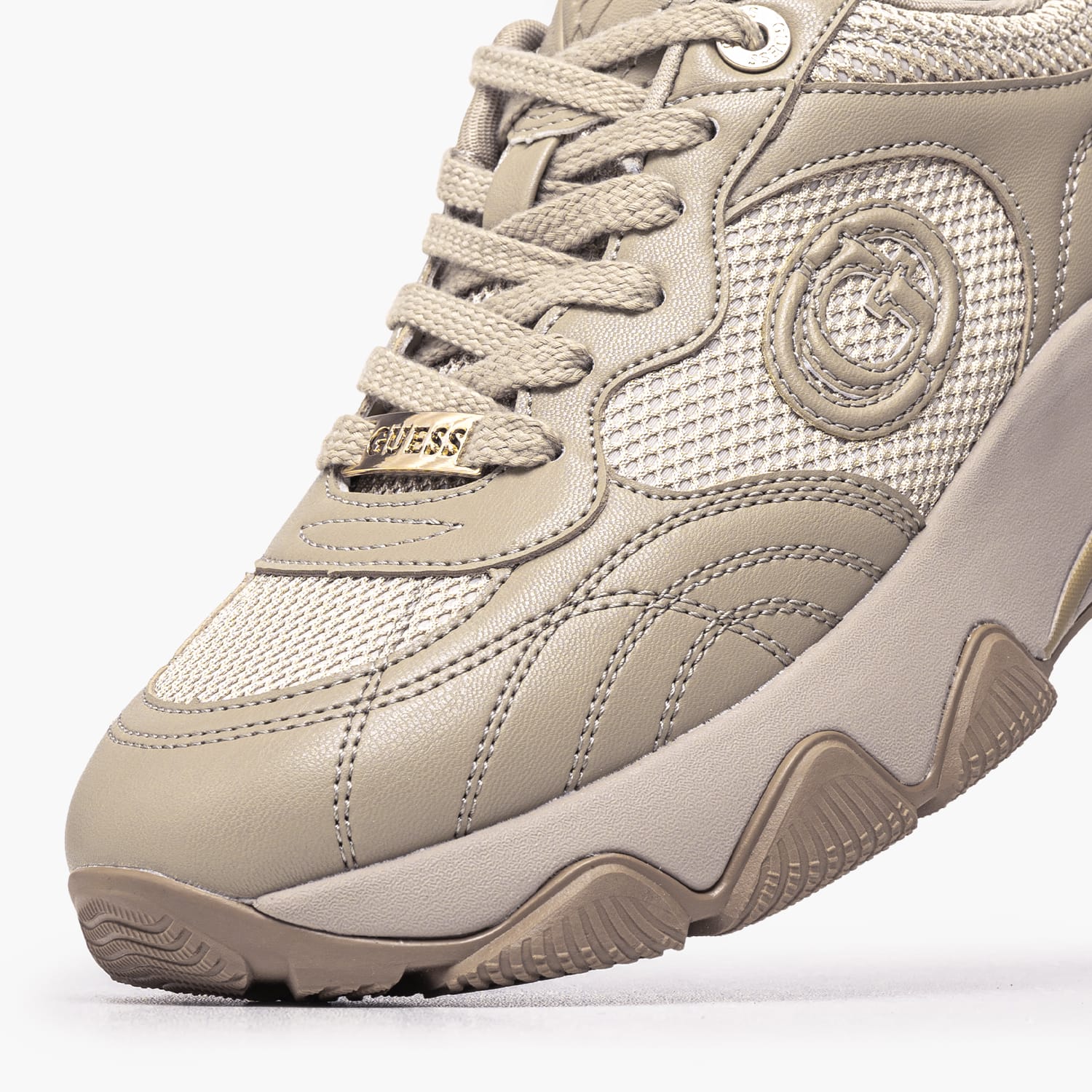 Guess Morriz Womens Casual Shoe Guess Morriz-Beige