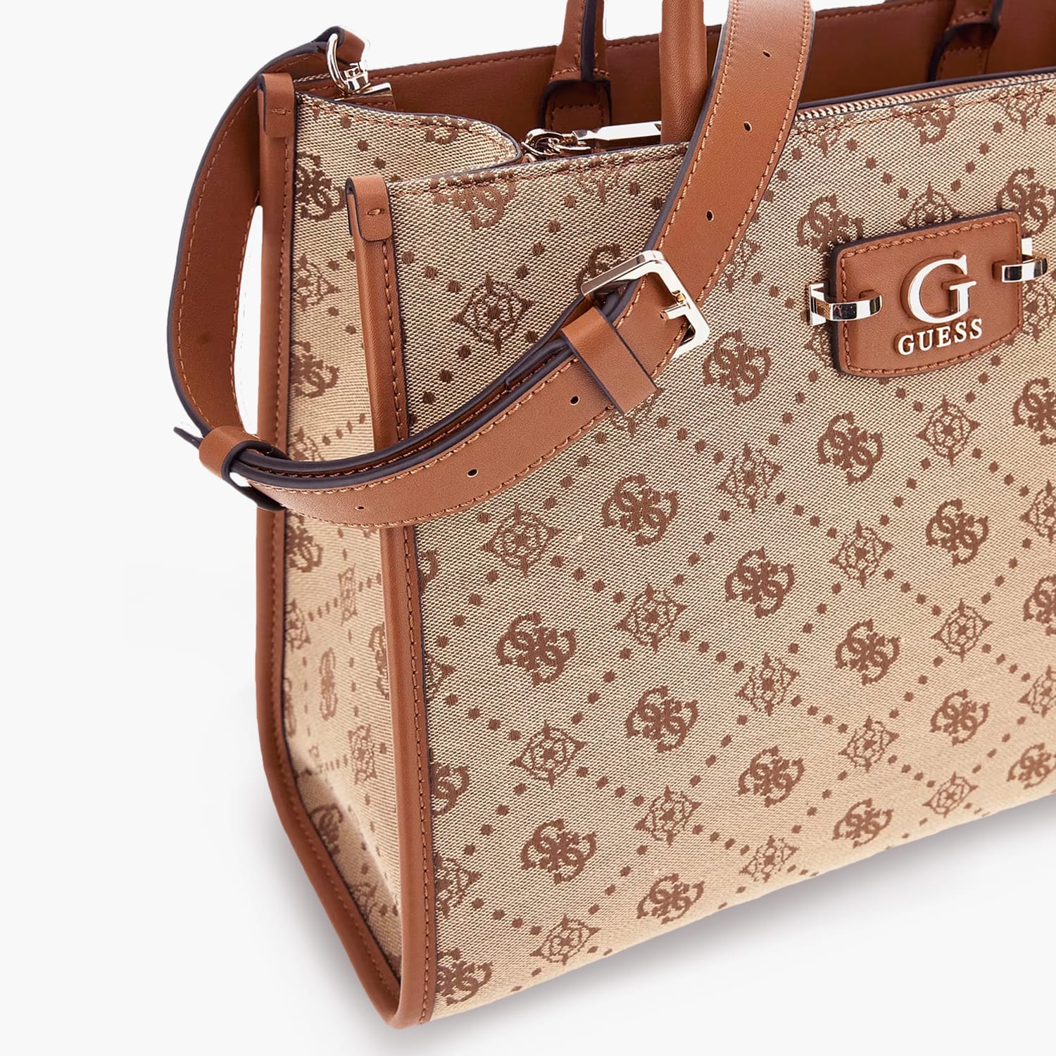 Guess Neda.2 Γυναικεία Τσάντα Guess Neda.2-Beige