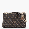Guess Noelle.2Conv Γυναικεία Τσάντα Guess Noelle.2Conv-Brown