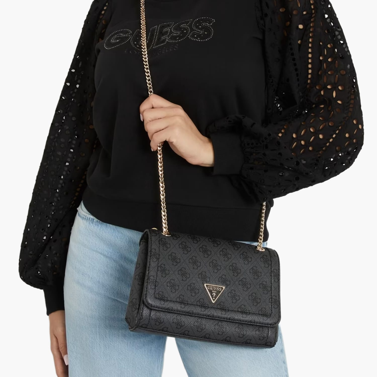 Guess Noelle.Conv Γυναικεία Τσάντα
