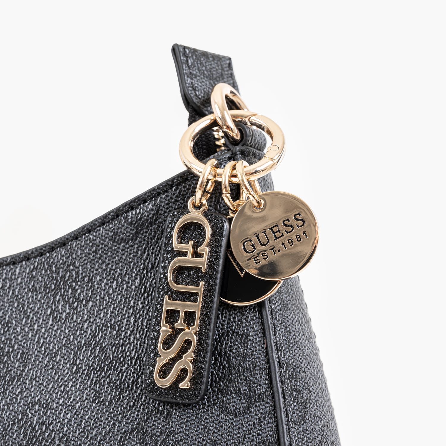 Guess Noelle.Lzip Γυναικεία Τσάντα Guess Noelle.Lzip-Grey