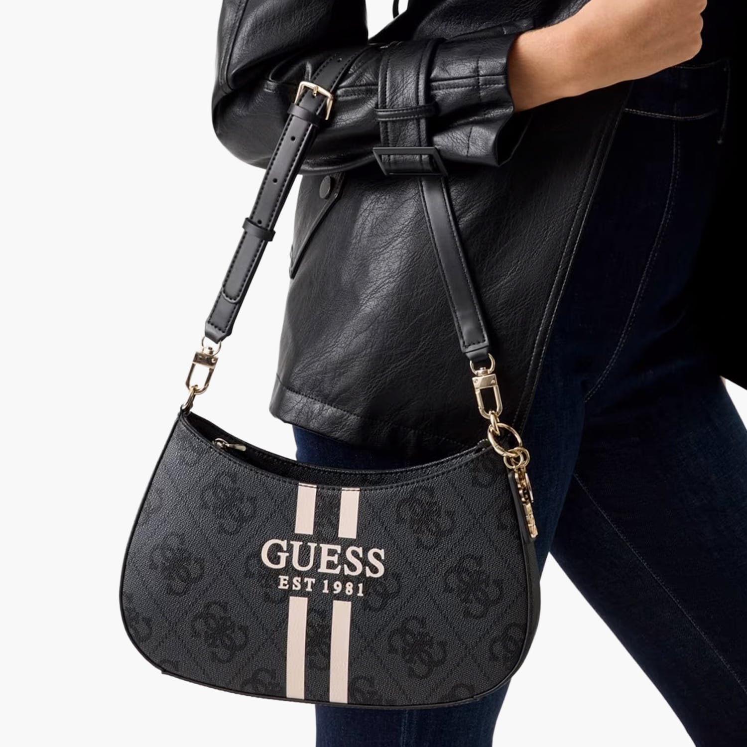 Guess Noelle.Ozip Γυναικεία Τσάντα