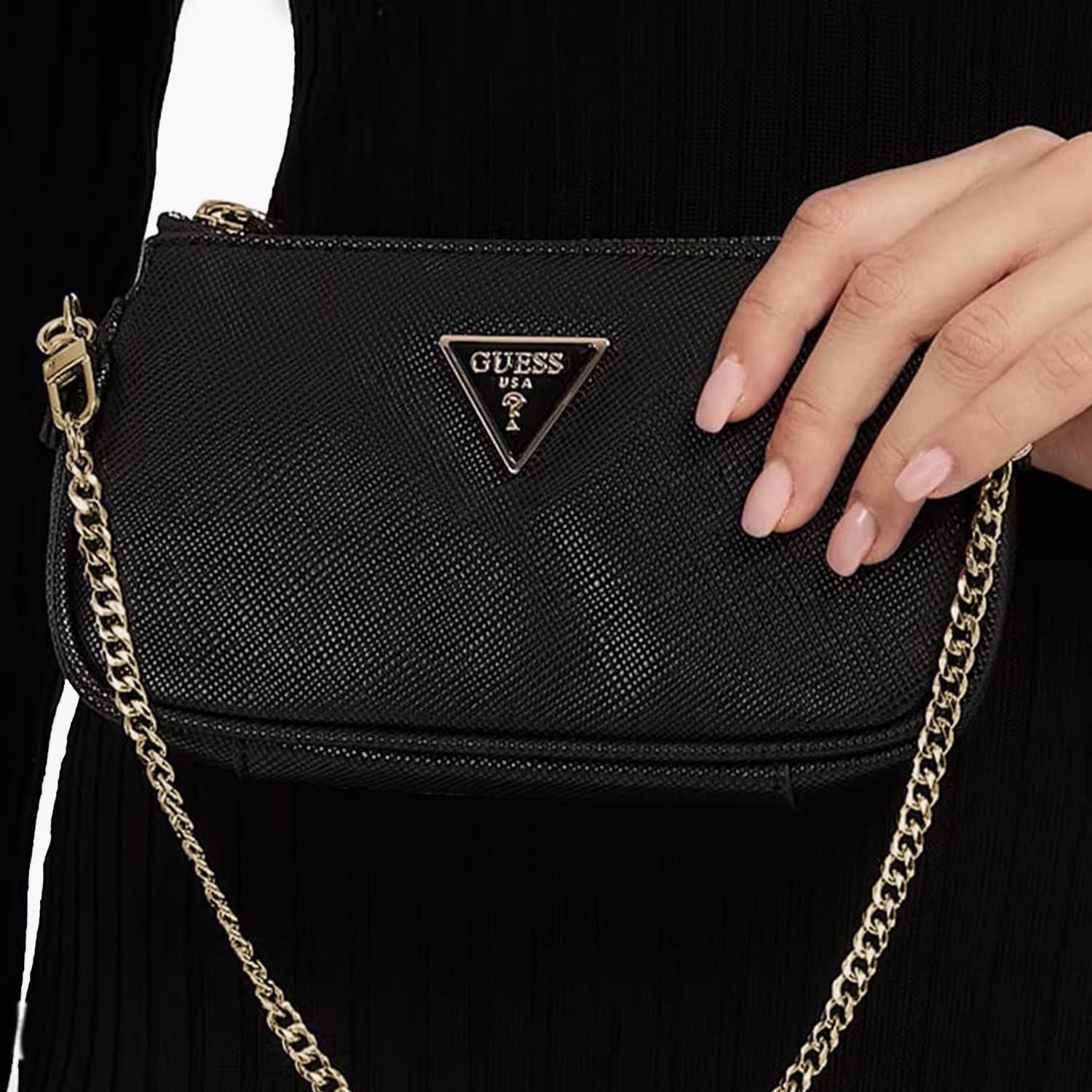 Guess Noelle.Pouch24 Womens Bag Guess Noelle.Pouch24-Black
