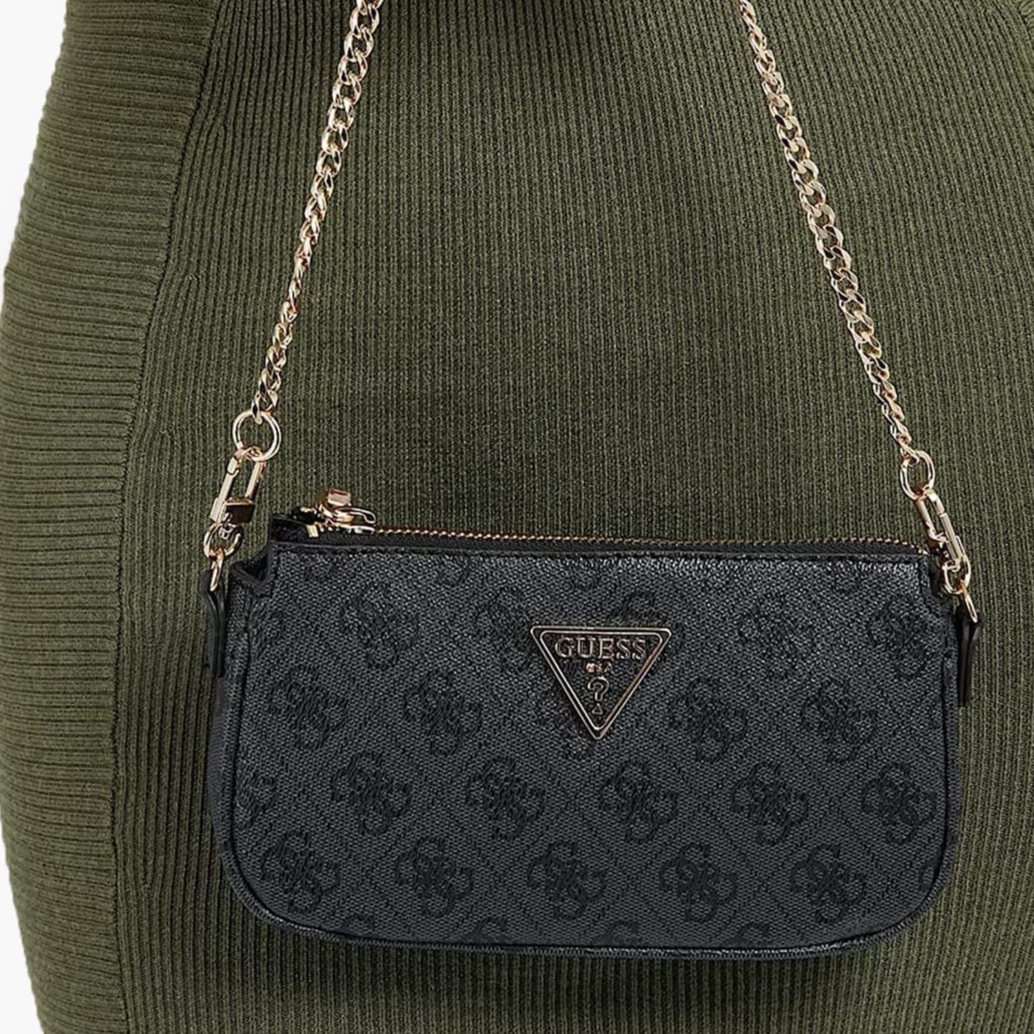 Guess Noelle.Pouch Γυναικεία Τσάντα Guess Noelle.Pouch-Grey