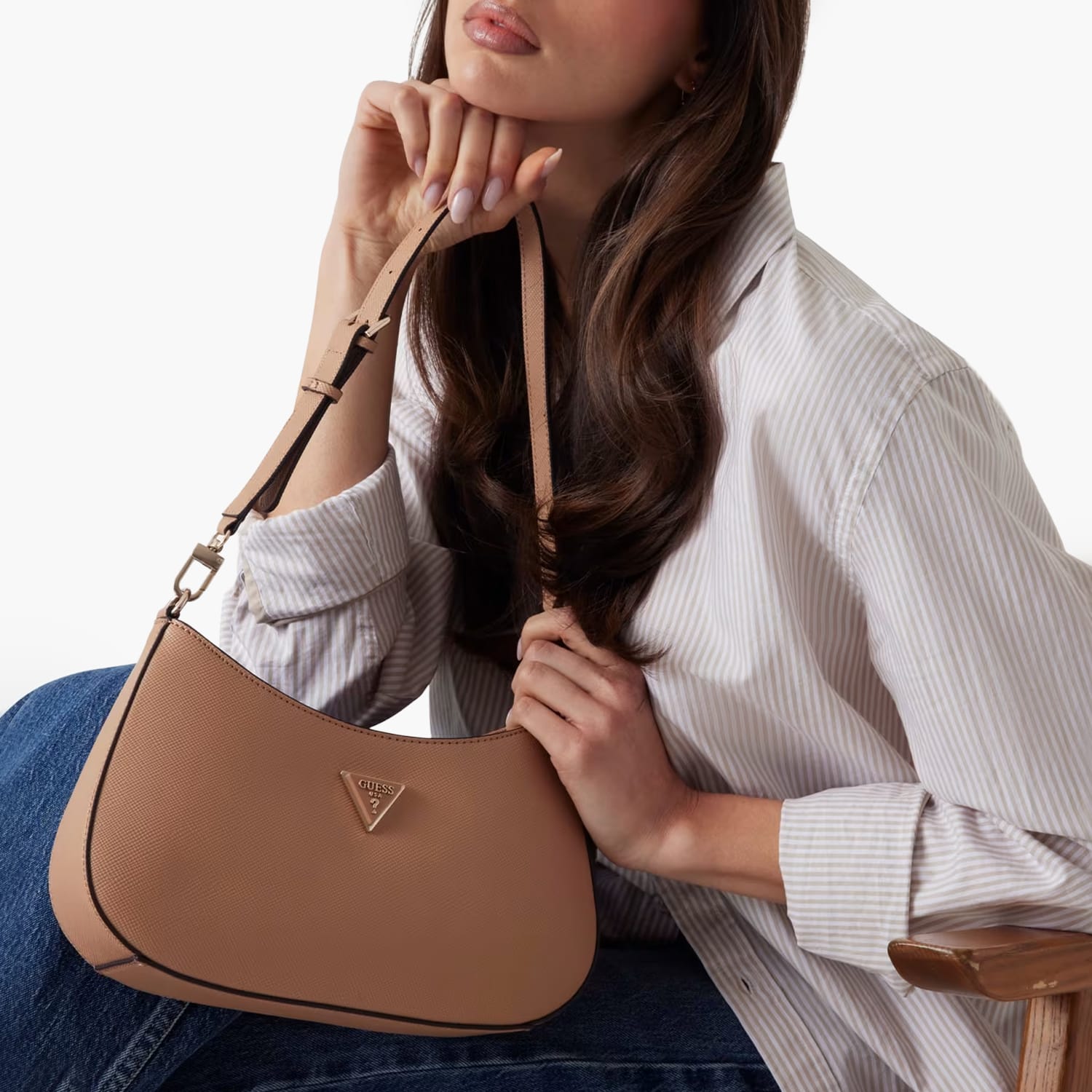 Guess Noelle.Topzip Γυναικεία Τσάντα