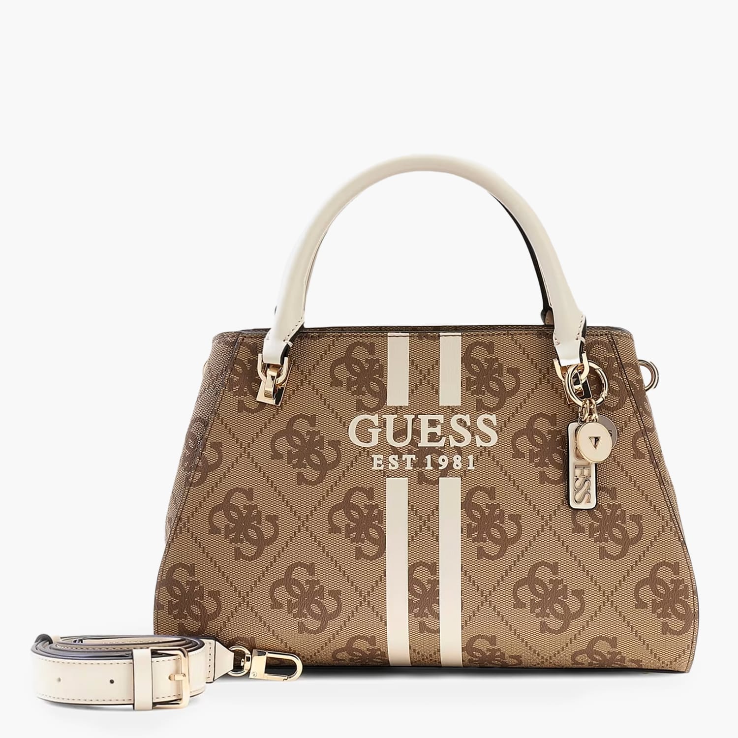 Guess Noelle2.Lux Γυναικεία Τσάντα Guess Noelle2.Lux-Beige