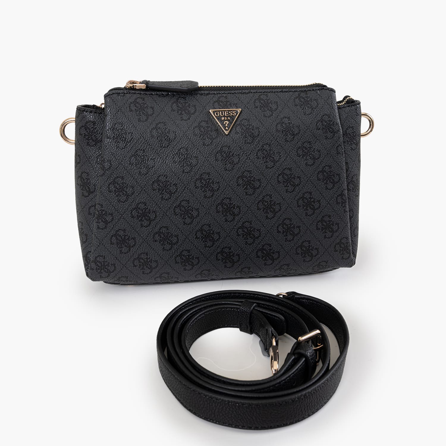 Guess Noelle2.Tri Γυναικεία Τσάντα Guess Noelle2.Tri-Grey